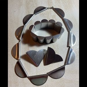 Vintage Metal Necklace Set